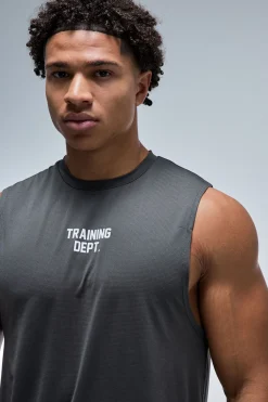 boohooMAN Débardeur Coupe Regular Training Dept<Femme Athleisure|T-Shirts Et Débardeurs