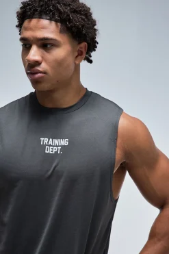 boohooMAN Débardeur Coupe Regular Training Dept<Femme Athleisure|T-Shirts Et Débardeurs