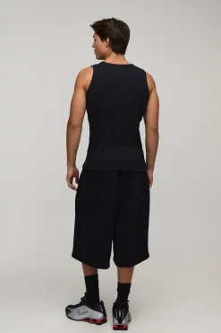 boohooMAN Débardeur Court Muscle Fit Avec Slogan Provocateur<Homme Tout Afficher