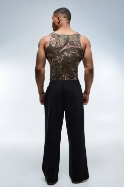 boohooMAN Débardeur Côtelé Ajusté Homme Actif Musculation Gym<Femme Athleisure|T-Shirts Et Débardeurs