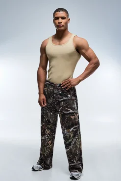 Débardeur Côtelé Ajusté Homme Actif Gym Muscle