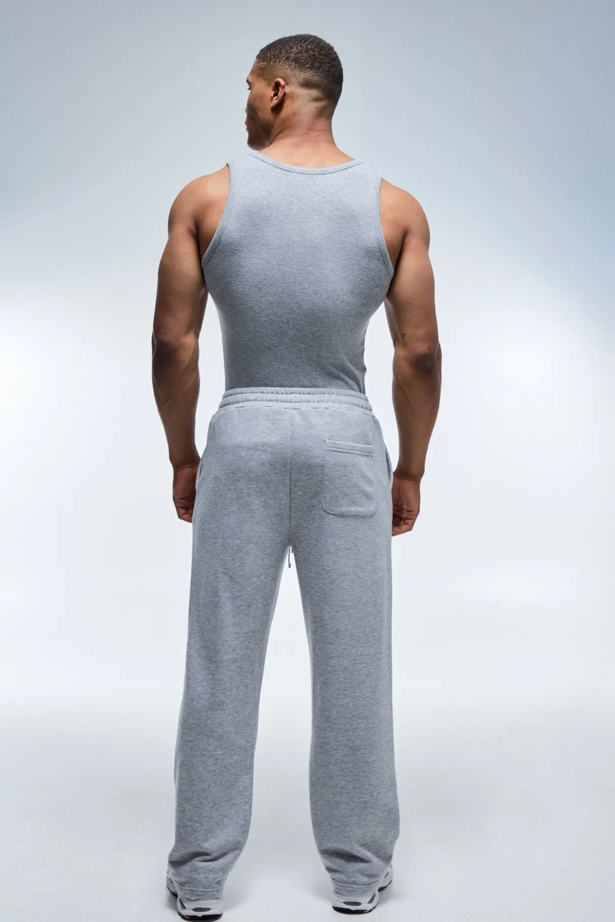 boohooMAN Débardeur Côtelé Ajusté Muscle Fit Homme<Femme Athleisure