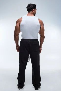 Débardeur Côtelé Ajusté Muscle Fit Homme Actif