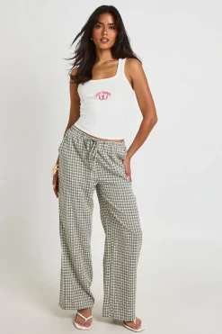 boohoo Débardeur Côtelé Imprimé Lucky Cowgirl<Femme Tops