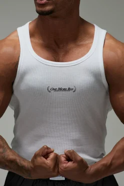 Débardeur Côtelé Muscle One More Rep