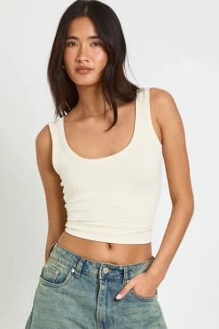boohoo Débardeur Côtelé Ultra-doux Lavé Premium<Femme Tops