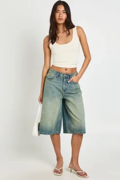 boohoo Débardeur Côtelé Ultra-doux Lavé Premium<Femme Tops