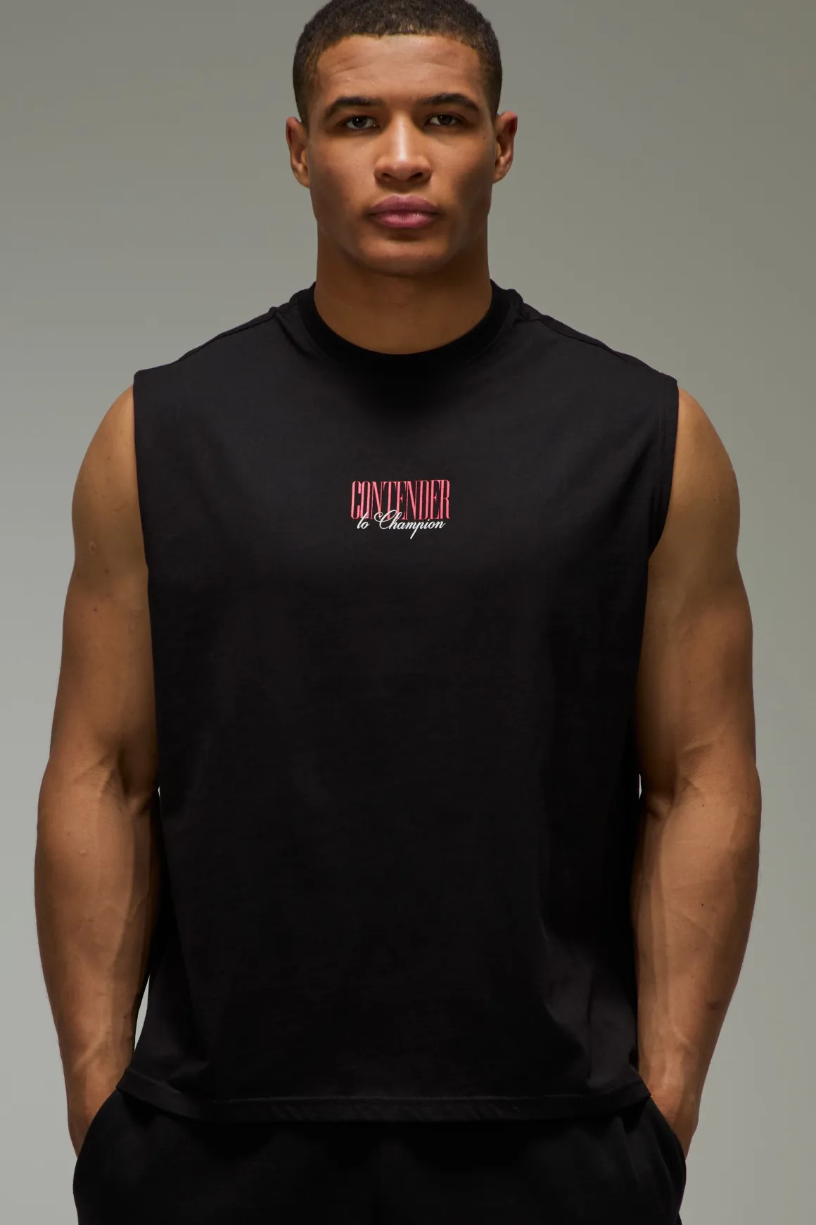 Débardeur De Boxe Oversize Actif Homme