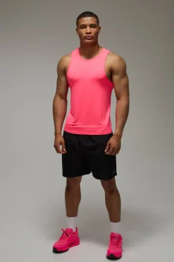 boohooMAN Débardeur De Course Actif Homme<Femme Tout Afficher|Tout Afficher Activewear