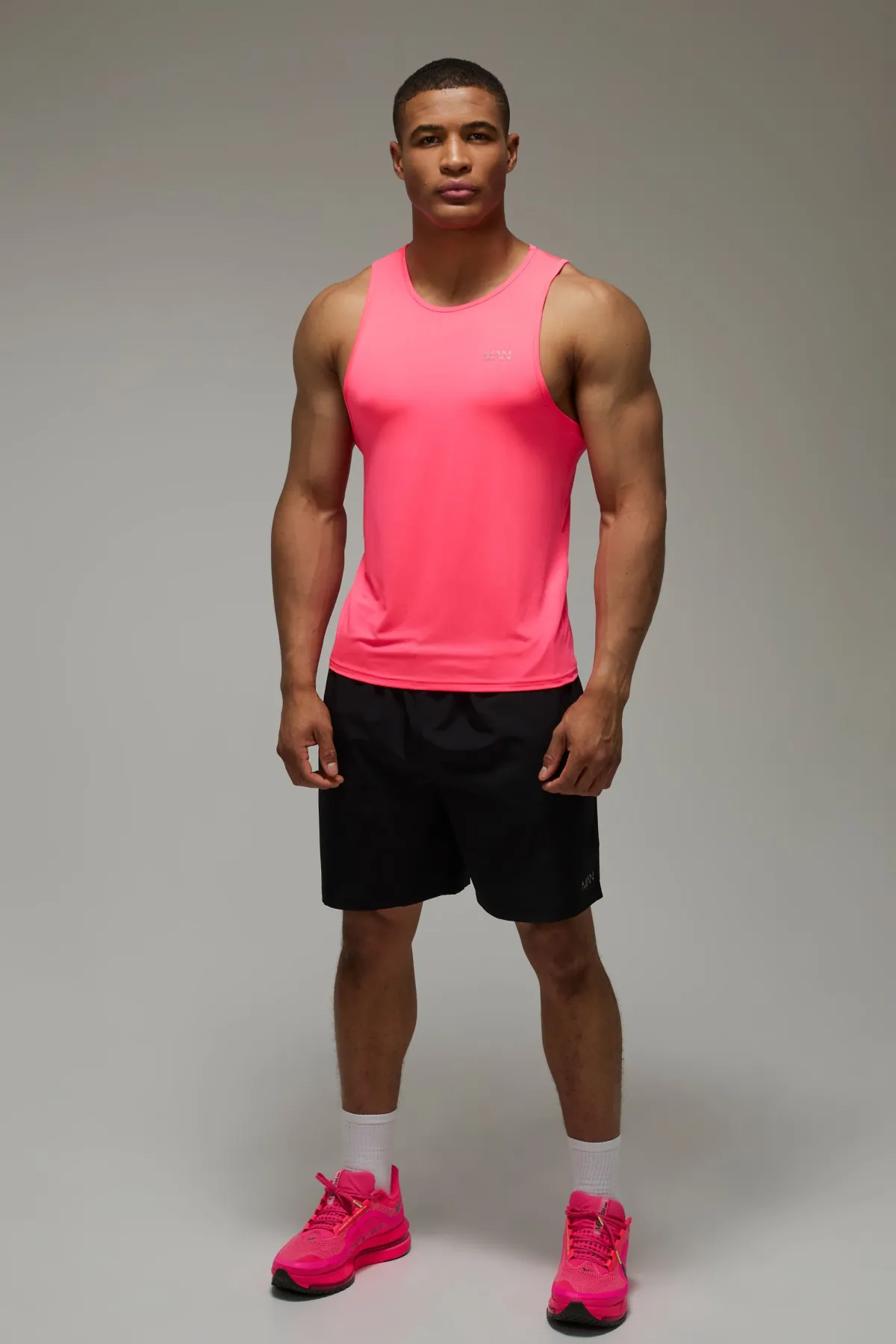 boohooMAN Débardeur De Course Actif Homme<Femme Tout Afficher|Tout Afficher Activewear