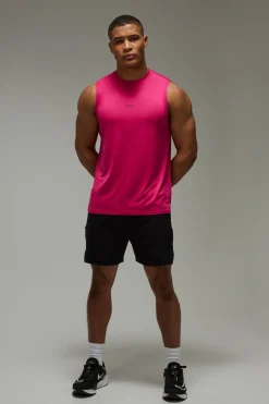 boohooMAN Débardeur De Performance Active Coupe Régulière Pour Homme<Femme Athleisure|T-Shirts Et Débardeurs
