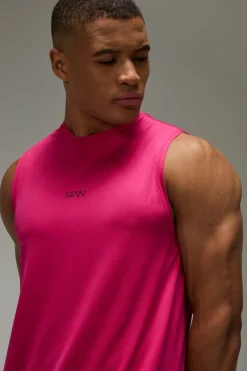 boohooMAN Débardeur De Performance Active Coupe Régulière Pour Homme<Femme Athleisure|T-Shirts Et Débardeurs