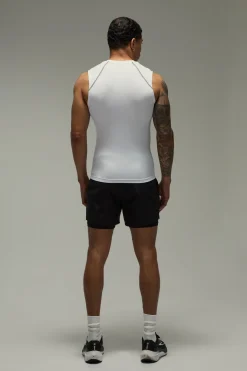 Débardeur De Performance Coupe Ajustée Musclée Coutures Contrastées Training Dept
