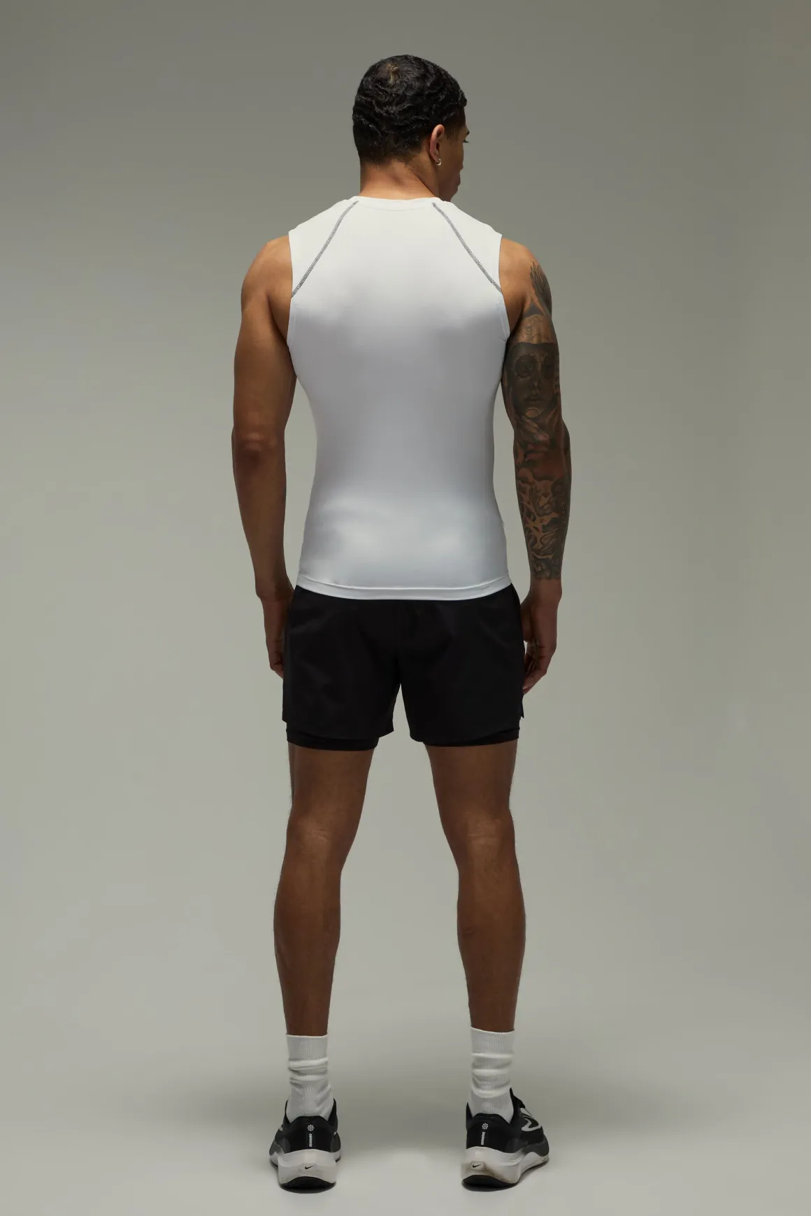 Débardeur De Performance Coupe Ajustée Musclée Coutures Contrastées Training Dept