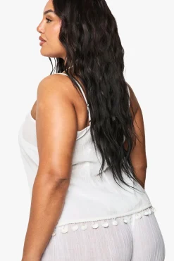 boohoo Débardeur de plage orné de coquilles Plus<Femme Tenues De Plage