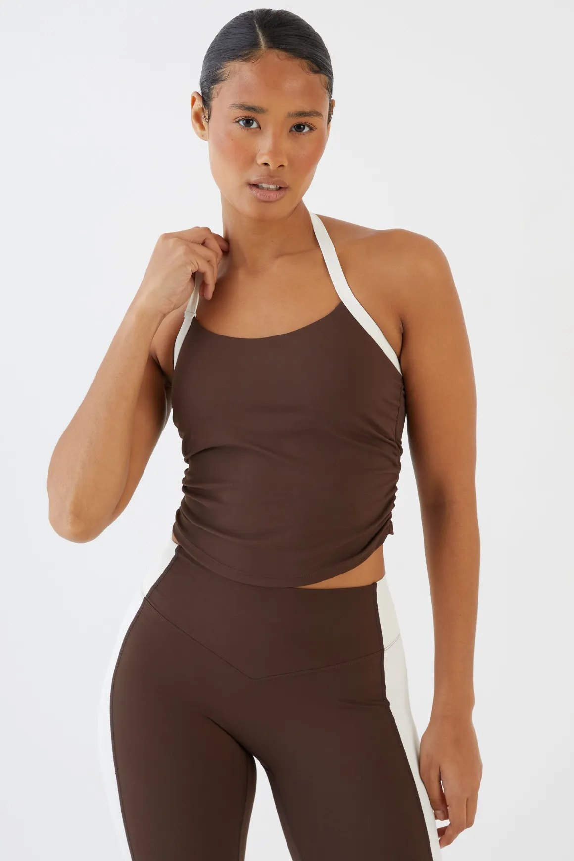 Débardeur De Sport Dsgn Studio Sculpt À Col Licou Contrasté