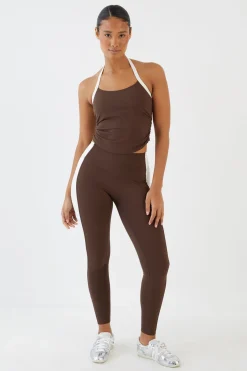 Débardeur De Sport Dsgn Studio Sculpt À Col Licou Contrasté