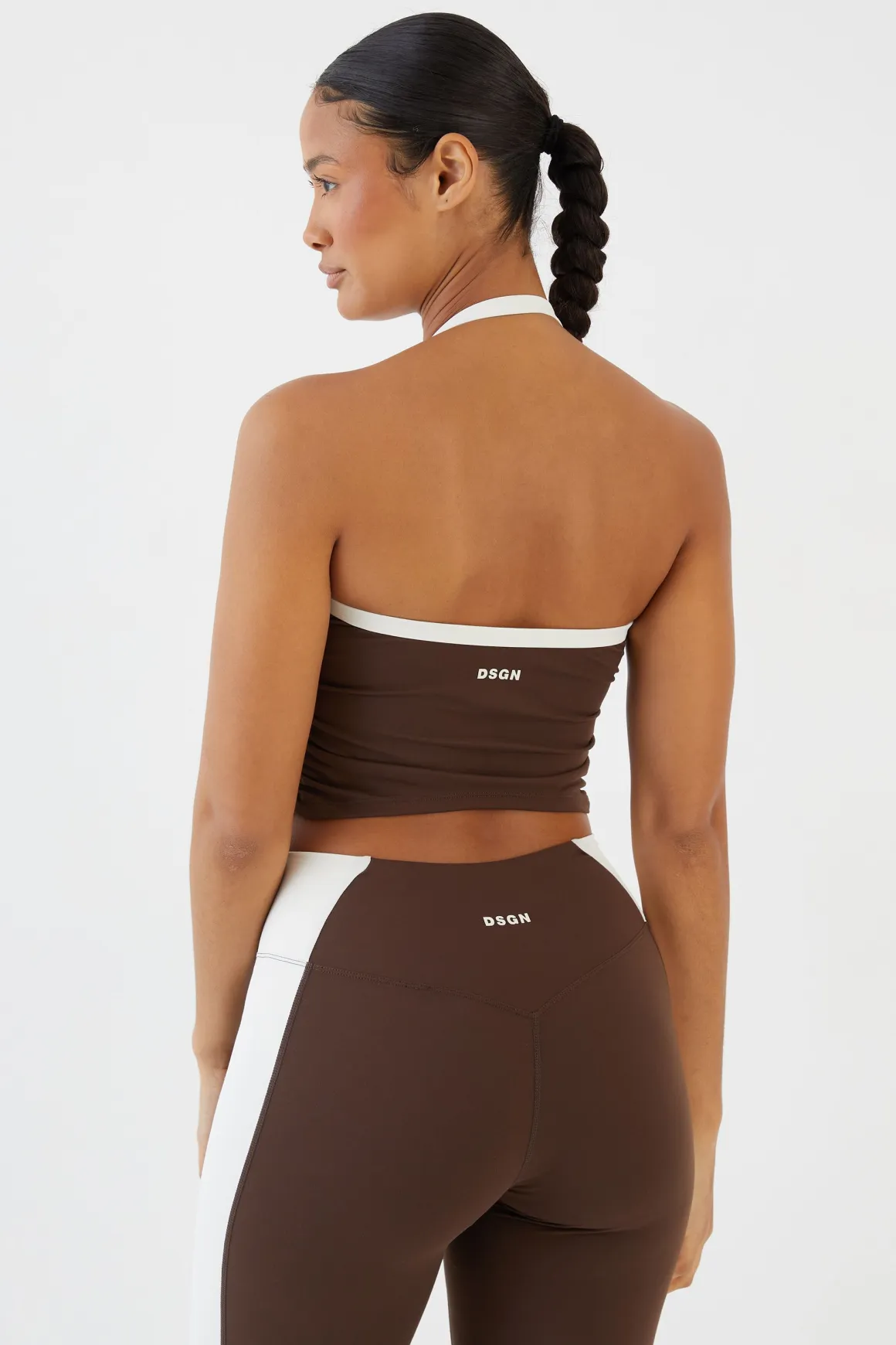 Débardeur De Sport Dsgn Studio Sculpt À Col Licou Contrasté