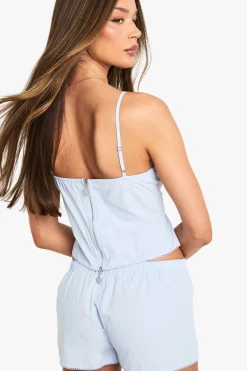 boohoo Débardeur à effet froncé sur le buste<Femme Tops