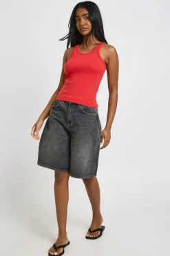 boohoo Débardeur À Encolure Dégagée<Femme Tops