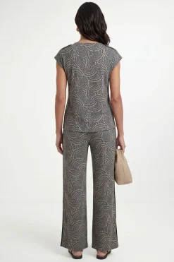 Wallis Débardeur En Jersey À Pois Avec Encolure En V Et Boutons Aux Épaules<Femme Tops