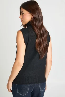 boohoo Débardeur En Maille Douce À Col Roulé<Femme Tops D’Automne|Tops