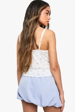 boohoo Débardeur en maille imprimée Ditsy<Femme Tops