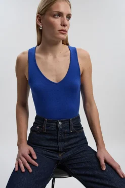 KarenMillen Débardeur en Mélange de Cachemire<Femme Pulls Et Gilets|Toutes Les Mailles