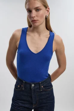 KarenMillen Débardeur en Mélange de Cachemire<Femme Pulls Et Gilets|Toutes Les Mailles