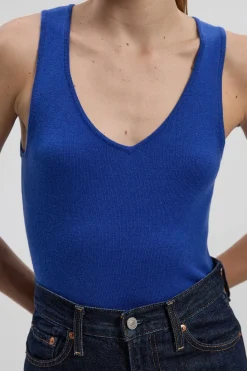 KarenMillen Débardeur en Mélange de Cachemire<Femme Pulls Et Gilets|Toutes Les Mailles