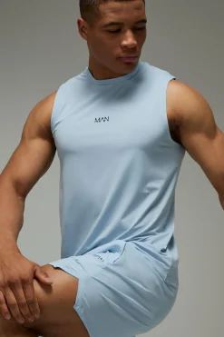 boohooMAN Débardeur Homme Coupe Regular Performance Active<Femme Nouveautés Grande Taille|Tout Afficher