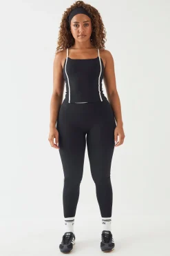 DSGN Studio Débardeur Moulant À Passepoil Contrasté Sculpt<Femme Vêtements De Sport|Dsgn Studio