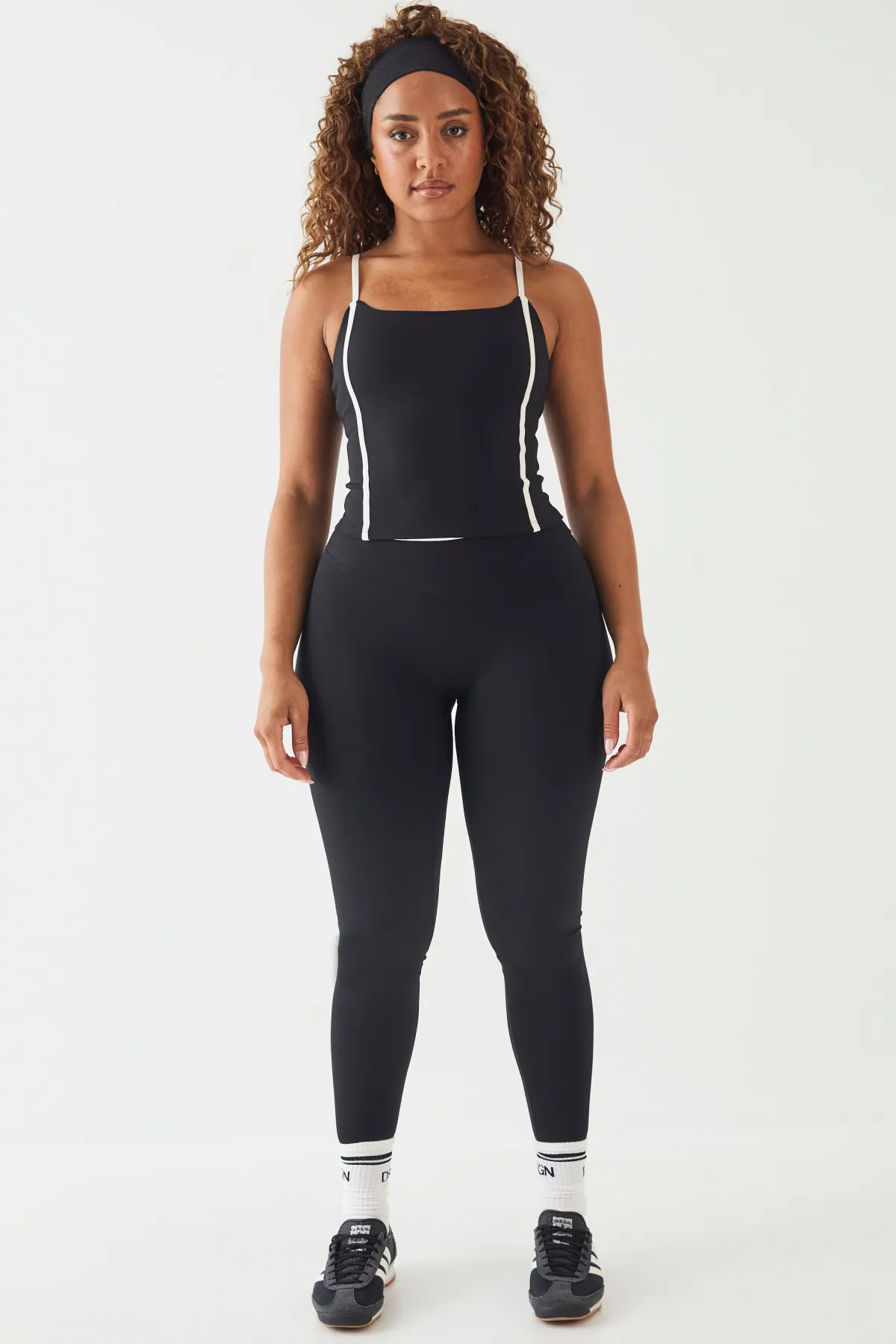 DSGN Studio Débardeur Moulant À Passepoil Contrasté Sculpt<Femme Vêtements De Sport|Dsgn Studio