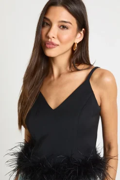 boohoo Débardeur orné de plumes<Femme Tops