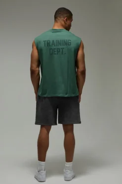Débardeur Oversize Délavé Training Dept