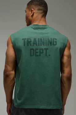 Débardeur Oversize Délavé Training Dept
