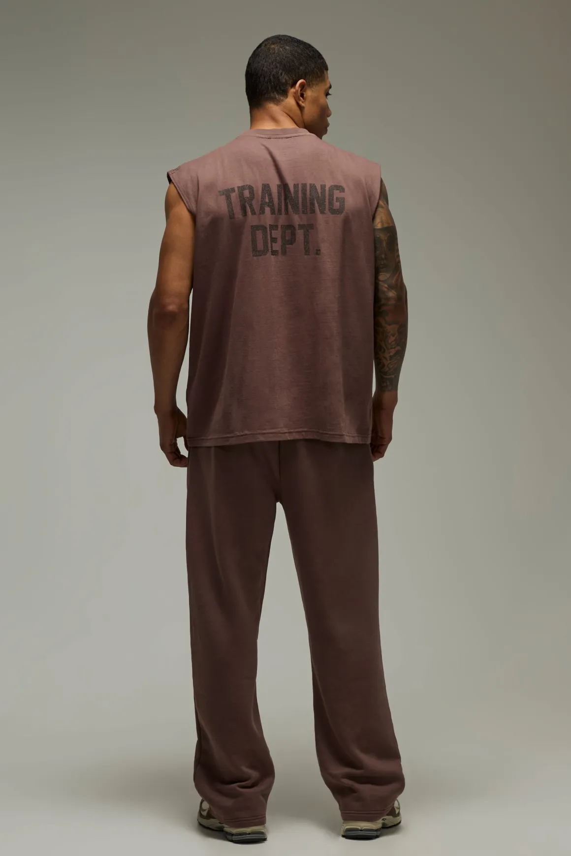 Débardeur Oversize Délavé Training Dept