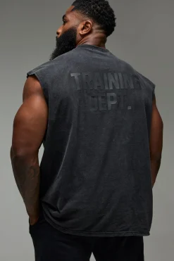 Training Dept. Débardeur Oversize Délavé Training Dept<Homme Tout Afficher|Tout Afficher Activewear