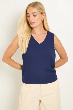 Wallis Débardeur Petite À Encolure En V Uni<Femme Tops D’Automne|Tops