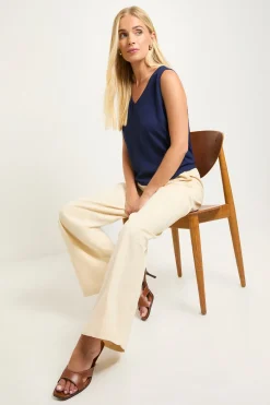 Wallis Débardeur Petite À Encolure En V Uni<Femme Tops D’Automne|Tops