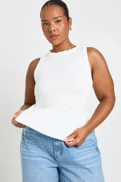 boohoo Débardeur Racer Super Doux Grande Taille<Femme Tops