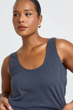Débardeur Transparent À Encolure Arrondie Grande Taille