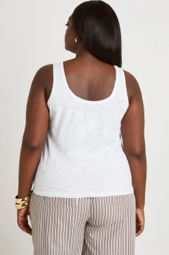 boohoo Débardeur Transparent Grande Taille Col Rond Échancré<Femme Tops