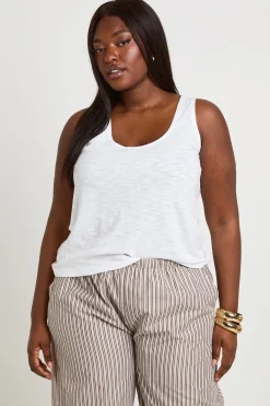 boohoo Débardeur Transparent Grande Taille Col Rond Échancré<Femme Tops