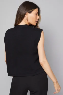 Débardeur Tricoté Boutonné