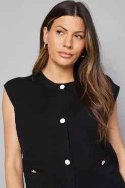 Débardeur Tricoté Boutonné
