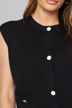 Débardeur Tricoté Boutonné
