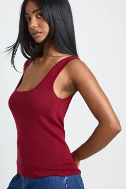 boohoo Débardeur Tricoté À Encolure Arrondie<Femme Pulls Et Gilets|Toutes Les Mailles
