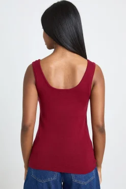 boohoo Débardeur Tricoté À Encolure Arrondie<Femme Pulls Et Gilets|Toutes Les Mailles