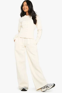 boohoo Deep Hem Popper Bomber Sweatshirt Tracksuit<Femme Survêtements|Survêtements